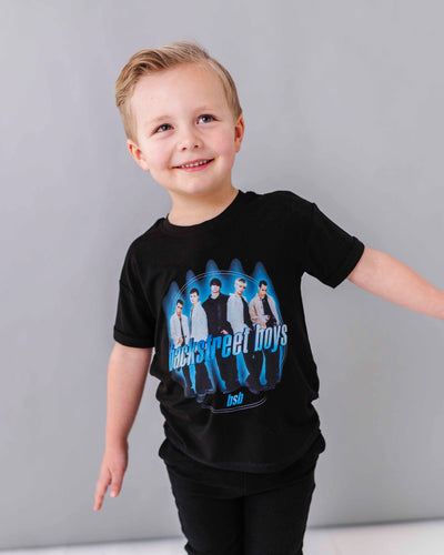 Baby Kids Bamboo Pajamas — Backstreet Boys Classic Band T-Shirt (PREORDER) — Image 1