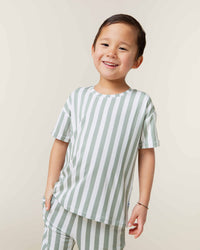 Baby Kids Bamboo Pajamas — Grow With The Flow T-Shirt — Image 1