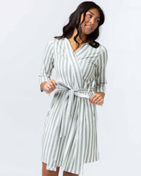 Baby Kids Bamboo Pajamas — Grow With The Flow Women's Robe — Image 1