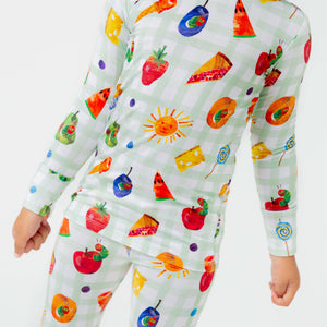 Baby Kids Bamboo Pajamas — The Very Hungry Caterpillar™ Long Sleeve Pajama Set — Image 1
