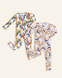 Boo-tiful Blooms & Hide and Ghost Seek Convertible Romper Bundle