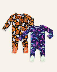Bat Attitude & You've Been Ghosted Footie Bundle