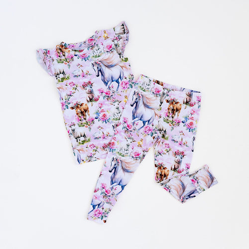 Hay Girl, Hay Two-Piece Pajama Set - Image 2 - Bums & Roses