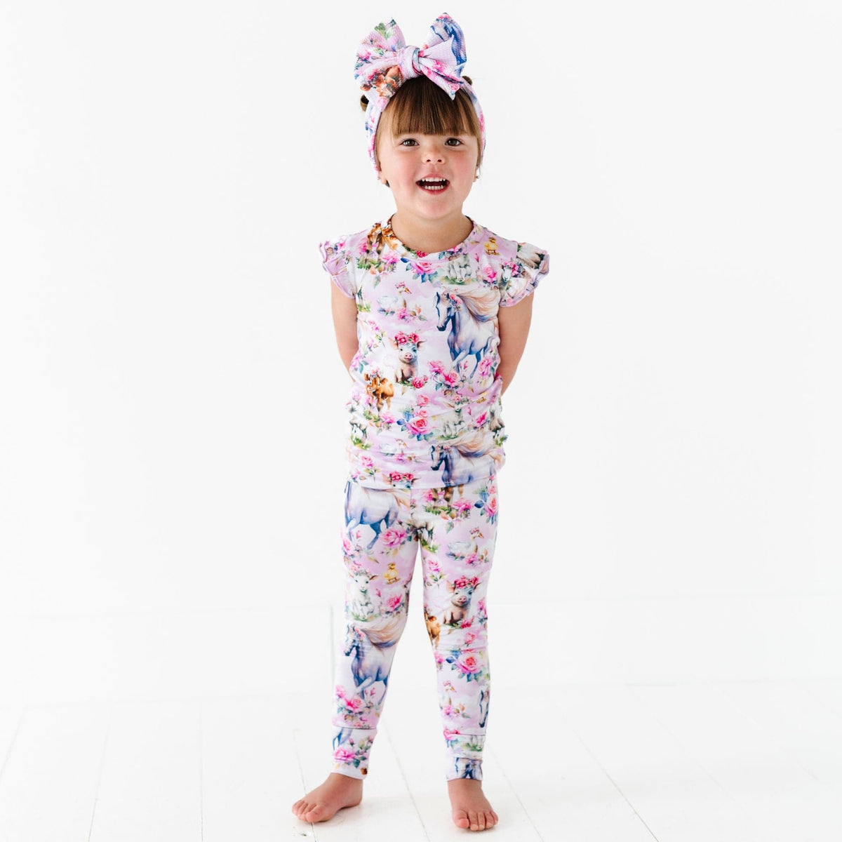 Mapale Two-Piece Pajama Set - Crop Top & High-Waisted Shorts With Side Tie, Size Small - View #14