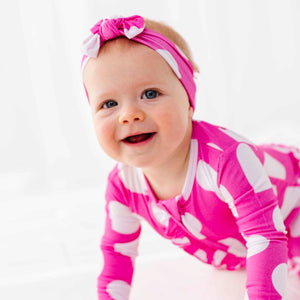 Bums & Roses - Baby & Kids Bamboo Pajamas - Heart It All Before Headwrap - Image 1