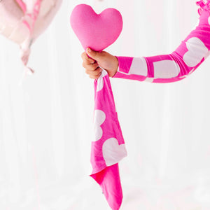 Baby Kids Bamboo Pajamas — Heart It All Before Lovey + Plush — Image 1