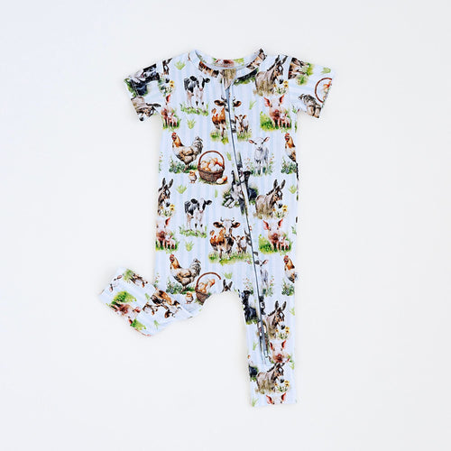 Herd It Here First Short Sleeve Romper - Image 2 - Bums & Roses