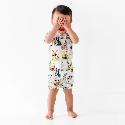 Herd It Here First Shortie Romper - Image 6 - Bums & Roses