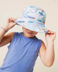 Baby Kids Bamboo Pajamas — Holy Carp Bucket Hat — Image 1