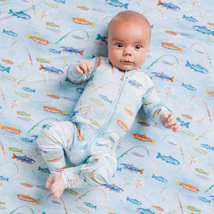 Baby Kids Bamboo Pajamas — Holy Carp Bum Bum Blanket — Image 1