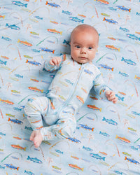 Baby Kids Bamboo Pajamas — Holy Carp Bum Bum Blanket — Image 1