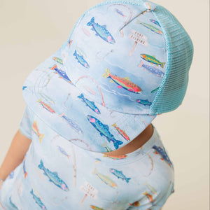 Baby Kids Bamboo Pajamas — Holy Carp Hat — Image 1