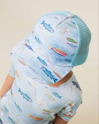 Baby Kids Bamboo Pajamas — Holy Carp Hat — Image 1
