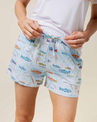 Baby Kids Bamboo Pajamas — Holy Carp Women's Shorts — Image 1