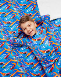 Baby Kids Bamboo Pajamas — Hot Wheels™ Full Throttle Bum Bum Blanket - Plush — Image 1