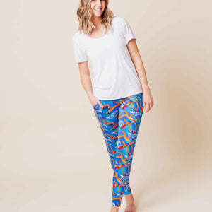 Baby Kids Bamboo Pajamas — Hot Wheels™ Full Throttle Women's Pants — Image 1