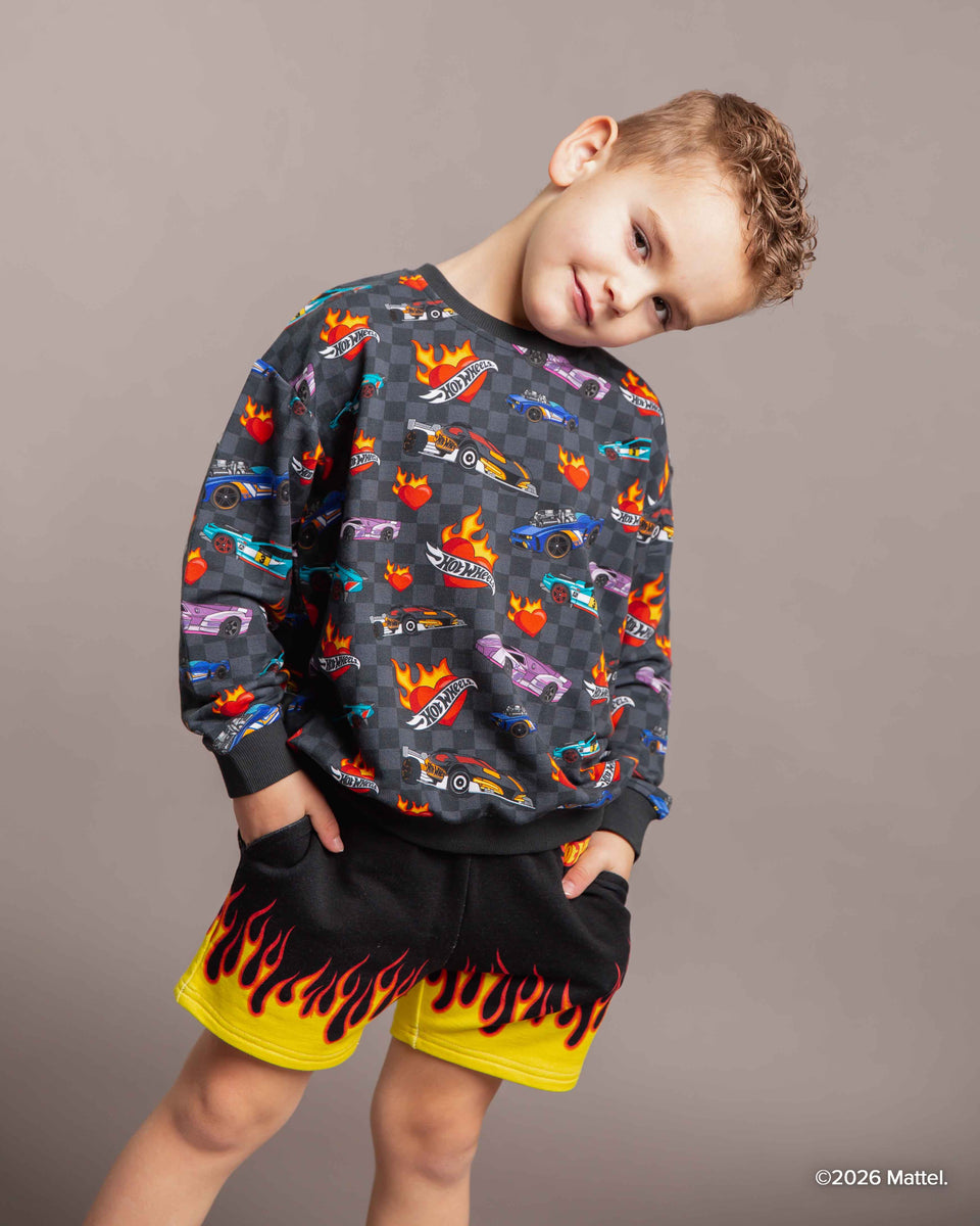 Hot Wheels™ Heart Racers Crew Neck Sweatshirt