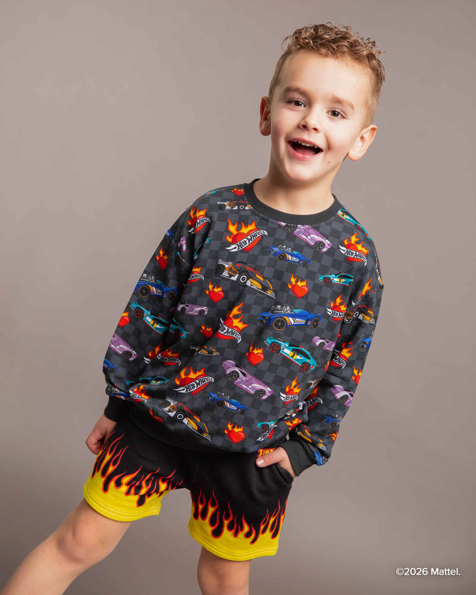 Hot Wheels™ Heart Racers Crew Neck Sweatshirt