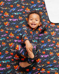 Baby Kids Bamboo Pajamas — Hot Wheels™ Heart Racers Bum Bum Blanket - Plush — Image 1