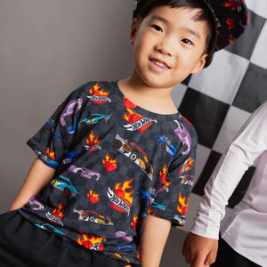 Baby Kids Bamboo Pajamas — Hot Wheels™ Heart Racers T-Shirt — Image 1