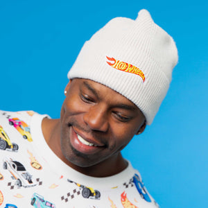 Baby Kids Bamboo Pajamas — Hot Wheels™ Rebel Racer Adult Beanie — Image 1