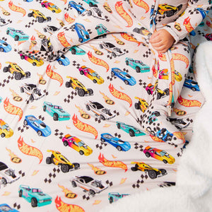 Baby Kids Bamboo Pajamas — Hot Wheels™ Rebel Racer Bum Bum Blanket - Plush — Image 1