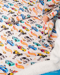 Baby Kids Bamboo Pajamas — Hot Wheels™ Rebel Racer Bum Bum Blanket - Plush — Image 1