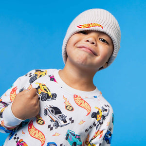 Baby Kids Bamboo Pajamas — Hot Wheels™ Rebel Racer Kid's Beanie — Image 1