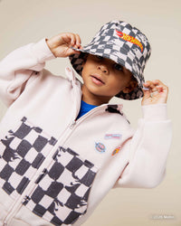 Baby Kids Bamboo Pajamas — Hot Wheels™ Final Lap Bucket Hat — Image 1