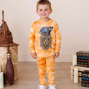 Bums & Roses - Baby & Kids Bamboo Pajamas - PRESALE - Harry Potter™ Hufflepuff Jogger Set - Image 1