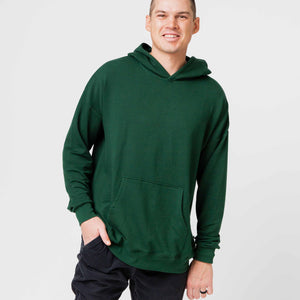 Baby Kids Bamboo Pajamas — Ever So Green Adult Unisex Hoodie — Image 1