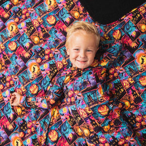 Baby Kids Bamboo Pajamas — I Haunt It That Way Bum Bum Blanket - Plush — Image 1