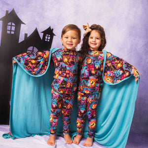 Baby Kids Bamboo Pajamas — I Haunt It That Way Bum Bum Blanket — Image 1