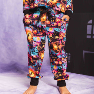 Baby Kids Bamboo Pajamas — I Haunt It That Way Relaxed Fit Sweatpants — Image 1