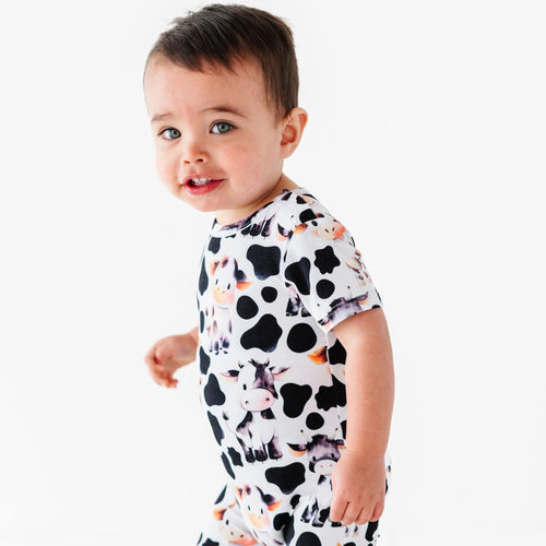 In a Good Moo-D Shortie Romper - Image 4 - Bums & Roses