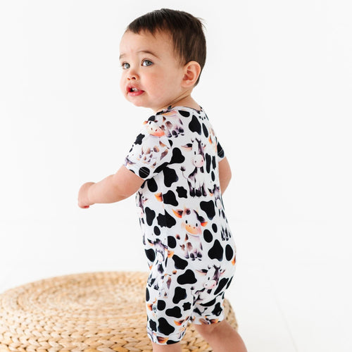In a Good Moo-D Shortie Romper - Image 6 - Bums & Roses