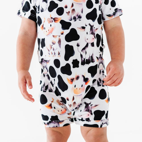 In a Good Moo-D Shortie Romper - Image 5 - Bums & Roses