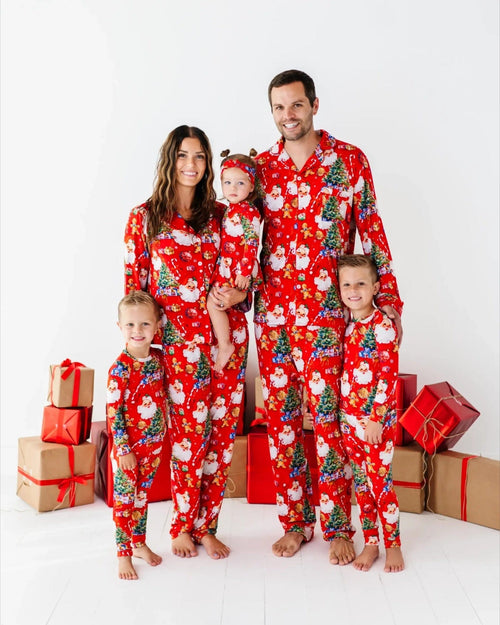 Baby Kids Bamboo Pajamas — In The Nick Of Time Biggie Bow — Image 6
