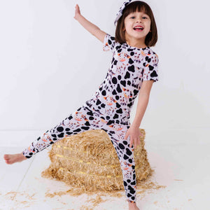 Baby Kids Bamboo Pajamas — In a Good Moo-D Two-Piece Pajama Set — Image 1