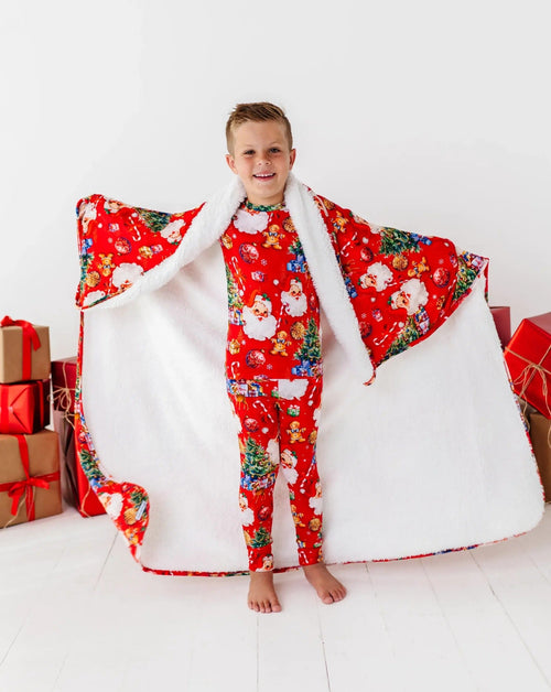 Baby Kids Bamboo Pajamas — In The Nick Of Time Bum Bum Blanket - Plush — Image 12