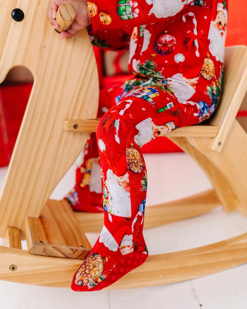 Baby Kids Bamboo Pajamas — In The Nick Of Time Footie — Image 8