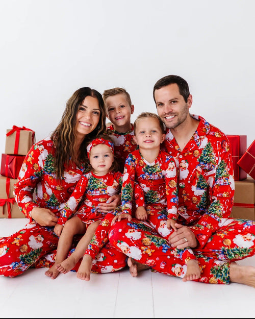 Baby Kids Bamboo Pajamas — In The Nick Of Time Long Sleeve Ruffle Dress — Image 7