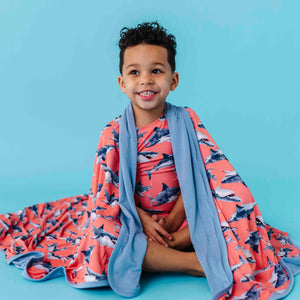 Baby Kids Bamboo Pajamas — Jaws Dropping Bum Bum Blanket — Image 1