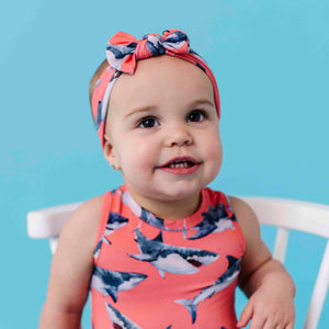 Baby Kids Bamboo Pajamas — Jaws Dropping Headwrap — Image 1