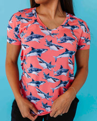 Baby Kids Bamboo Pajamas — Jaws Dropping Women's T-Shirt — Image 1