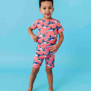 Baby Kids Bamboo Pajamas — Jaws Dropping Two-Piece Pajama Shorts Set — Image 1