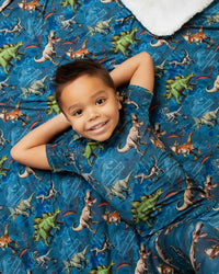 Baby Kids Bamboo Pajamas — Jurassic World™ Bum Bum Blanket - Plush — Image 1
