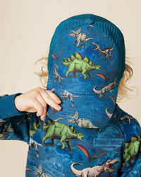 Baby Kids Bamboo Pajamas — Jurassic World™ Hat — Image 1