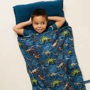 Baby Kids Bamboo Pajamas — Jurassic World™ Sleeping Bag — Image 1