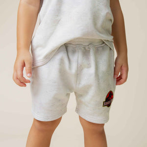 Baby Kids Bamboo Pajamas — Jurassic World™ Throwback Pull-On Shorts — Image 1